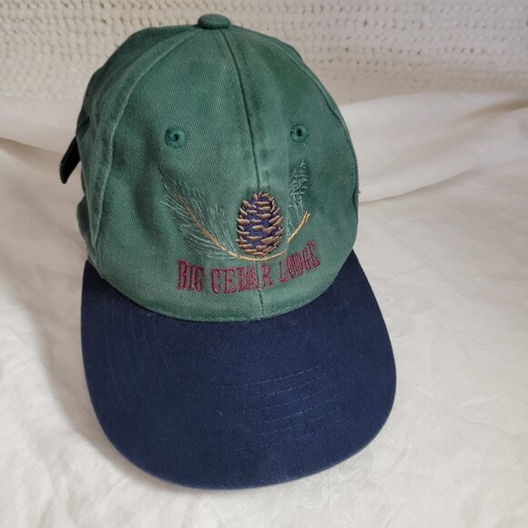 Cheyenne River Big Cedar Lodge Baseball Trucker Hat Cap embroidered rustic adj. - Picture 1 of 8